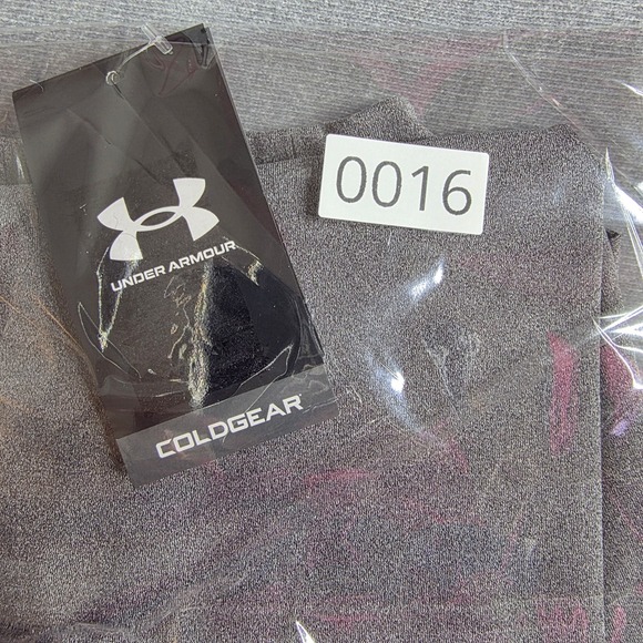 NWT Under Armour ColdGear Fitted Mock Women's Large Charcoal Light Heather Shirt - Picture 15 of 15